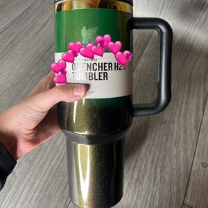 Stanley Wicked Elphaba green shimmer glitter cup 40 ounce brand new